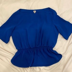 Aritzia Wilfred royal blue top in size medium